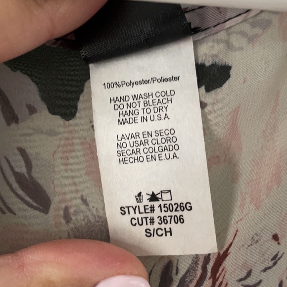 Chiffon Floral Kimono Cardigan from Mendocino - Picture 5 of 7